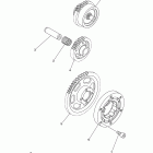 YFZ450RYL/YFZ450RYW Стартер