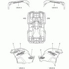 Grizzly 700 FI EPS Special ed. YFM7FGPSEY Наклейки