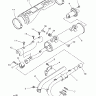 KODIAK 450 REAL TREE YFM450FAHR Выхлопная система
