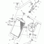 RAPTOR 700R YFM7RAW/YFM7RAL Радиатор и Патрубки