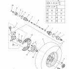 Grizzly 700 FI EPS Special ed. YFM7FGPSEY Переднее колесо