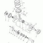 YFZ450RYL/YFZ450RYW Коленчатый вал и Поршень