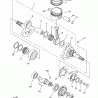 GRIZZLY 350 4WD HUNTER YFM35FGHB Коленчатый вал и Поршень