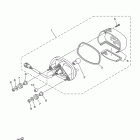 Raptor 350 YFM35RBW Фонарь задний