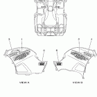 Grizzly 700 4WD YFM7FGX-B Наклейки