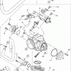 Raptor 700 YFM70RX Корпус дроселя в сборе