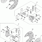 RAPTOR YFM25RX Передний тормозной суппорт