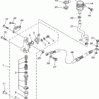 Raptor 700 YFM700RV Задний торм цилиндр