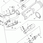 Grizzly 660 4WD YFM66FAV-D Выхлопная система