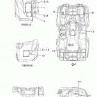 Grizzly 700 4WD EPS YFM7FGPX-B Наклейки 1