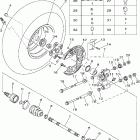 Grizzly 700 4WD YFM7FGPX-C Заднее колесо 2