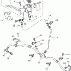 Grizzly 700 4WD YFM7FGPX-C Главный тормозной цилиндр,передний