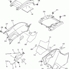 Grizzly 700 4WD YFM7FGPX-C Боковая панель