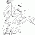 Wolverine 350 YFM35XV Переднее крыло