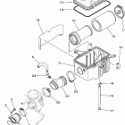 Kodiak 400 4WD YFM4FAV-B Впускная система