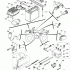 Grizzly 700 4WD EPS YFM7FGPX-B Электрика 1
