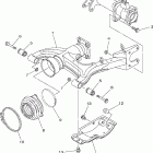 Wolverine 350 YFM35XX Бугель (задний рычаг)
