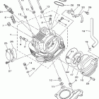 Bruin 250 YFM25BV Головка цилиндра