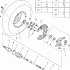 Grizzly 700 4WD YFM7FGPX-C Переднее колесо 2