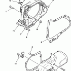 Raptor 50 YFM50RT Крышка картера двигателя