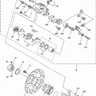 Raptor 700 YFM70RW Задний суппорт тормозной