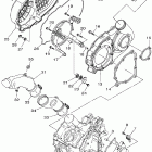 Grizzly 700 4WD YFM7FGPX-C Крышка картера двигателя