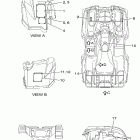 Grizzly 700 4WD EPS YFM7FGPX-D Наклейки 1