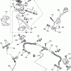 Grizzly 700 4WD YFM7FGPX-C Задний торм цилиндр