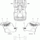 Grizzly 700 4WD YFM7FGPX-C Наклейки