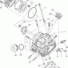 RAPTOR YFM25RX Головка цилиндра