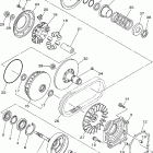 Grizzly 700 4WD YFM7FGPX-C Сцепление