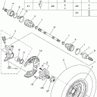 Grizzly 700 4WD YFM7FGX-B Переднее колесо