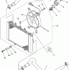 Grizzly 700 4WD YFM7FGPX-C Радиатор и Патрубки