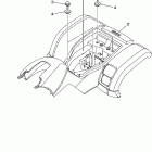 Grizzly 80 YFM80GV-B Заднее крыло
