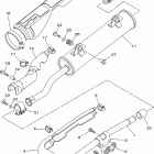 Bruin 350 YFM35BAV Выхлопная система