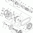 Kodiak 400 4WD YFM4FAV-B Сцепление