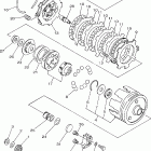 Raptor 50 YFM50RT Сцепление