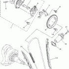 Raptor 700 YFM700RV Цепь механизма газораспределения