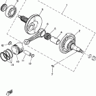 Raptor 80 Коленчатый вал и Поршень