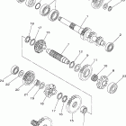 Grizzly 700 4WD YFM7FGPX-C Трансмиссия