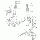 BRUIN 250 2WD YFM25BV Передняя подвеска колес
