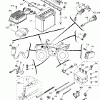 Grizzly 700 4WD YFM7FGPX-C Электрика 1