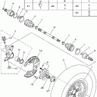 Grizzly 700 4WD YFM7FGPX-C Переднее колесо