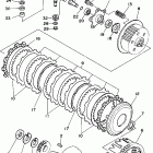 Raptor 350 Сцепление