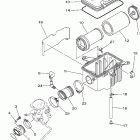 Wolverine 350 YFM35XV Впускная система