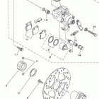 RAPTOR YFM25RX Задний суппорт тормозной