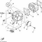 Raptor 50 YFM50RT Цилиндр
