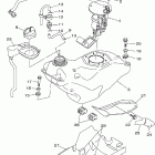 Grizzly 700 4WD YFM7FGPX-C Топливный бак