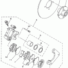 Wolverine 450 4WD YFM45FXW Задний суппорт тормозной
