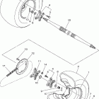 YFZ450V-B Заднее колесо